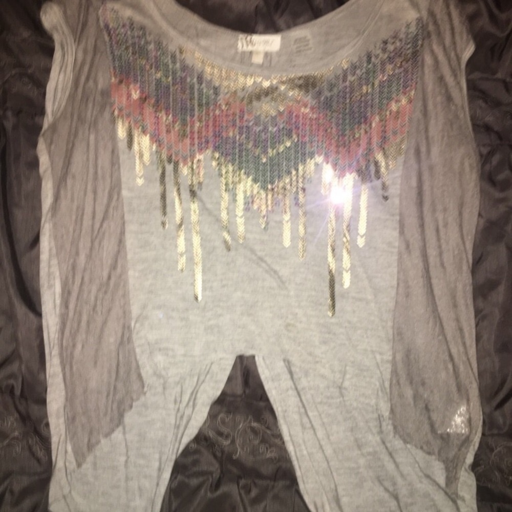Miss Me crop top size medium
